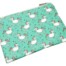 Trousse-Pochette-Souple-Rose-Imprime-Licorne-Donut-Glace-Diamant