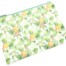 Trousse-Pochette-Souple-Blanc-Imprime-Ananas-et-Feuilles-Vertes