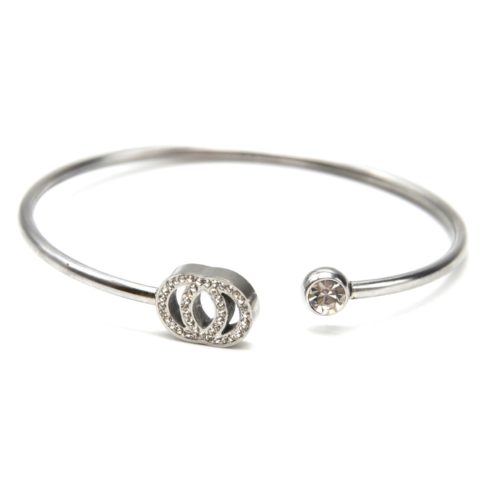 Bracelet-Jonc-Ouvert-Acier-Argente-avec-Double-Cercles-Strass-et-Pierre