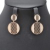 Boucles-dOreilles-Double-Cercles-Ajoures-Ruche-et-Strass-Zirconium-Or-Rose