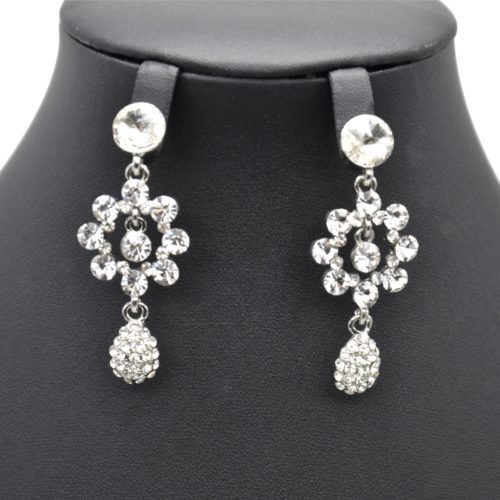 Boucles-dOreilles-Pendantes-Strass-Chic-Fetes-Argente