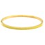 Bracelet-Jonc-Fin-Acier-Dore-avec-Bande-Email-Jaune