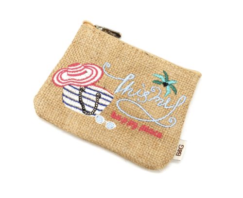 Lot-de-3-Pochettes-Trousses-Toile-de-Jute-avec-Message-This-Is-My-Happy-Place