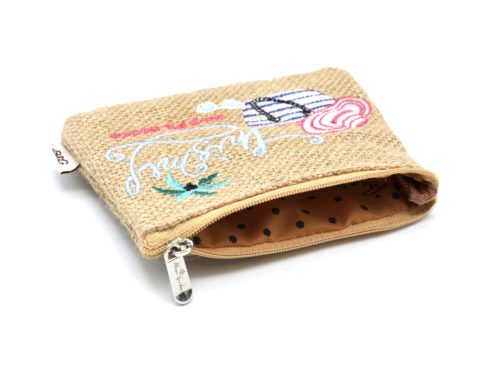 Lot-de-3-Pochettes-Trousses-Toile-de-Jute-avec-Message-This-Is-My-Happy-Place