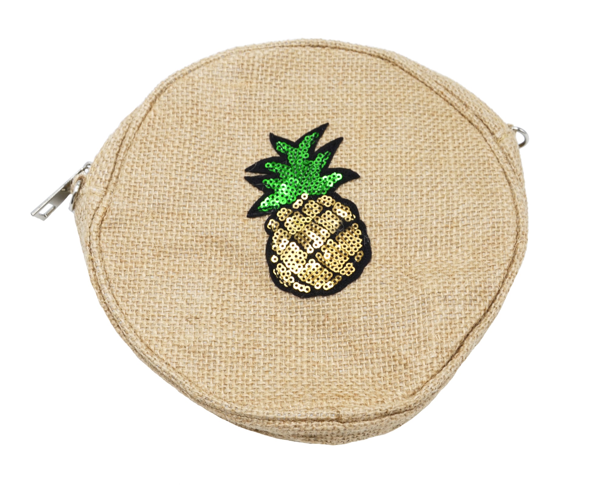 Sac bandoulière de petite fille ananas doré