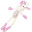 Porte-Cles-Bijou-de-Sac-Peluche-Lapin-XXL-Blanc-Rose-avec-Strass