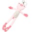 Porte-Cles-Bijou-de-Sac-Peluche-Cochon-XXL-Rose-avec-Strass