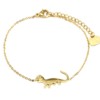 Bracelet-Fine-Chaine-avec-Charm-Salamandre-Lezard-Acier-Dore