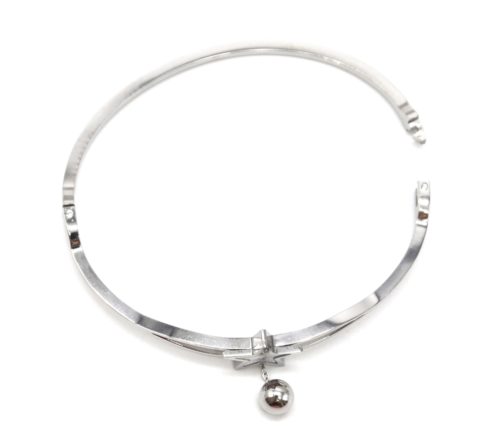 Bracelet-Jonc-Fin-Acier-Argente-Ajoure-avec-Etoile-Nacre-et-Pampille-Boule