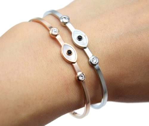 Bracelet-Jonc-Fin-Acier-avec-Oeil-Nacre-et-Pierres-Rondes