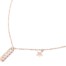 Collier-Fine-Chaine-Acier-Or-Rose-avec-Pendentif-Rectangle-Multi-Cristaux