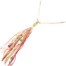 Sautoir-Collier-Mini-Perles-avec-Pompon-Rubans-Chaines-Perles-Pierres-Multicolore-Dore
