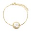 Bracelet-Fine-Chaine-avec-Charm-Pierre-Marbre-Blanc-Contour-Acier-Dore