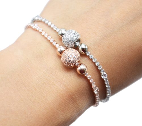 Bracelet-1-Rangee-Strass-avec-Charm-Boule-Strass-Zirconium-et-Metal