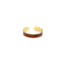 Bague-Anneau-Acier-Dore-avec-Double-Bandes-Email-Noir-Rouge