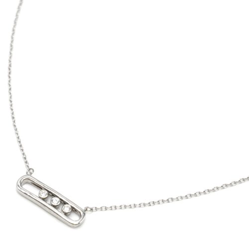 Collier-Fine-Chaine-Argent-925-Pendentif-Rectangle-Arrondi-et-Pierres-Zirconium