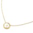 Collier-Fine-Chaine-avec-Pendentif-Pierre-Marbre-Blanc-et-Etoile-Polaire-Acier-Dore