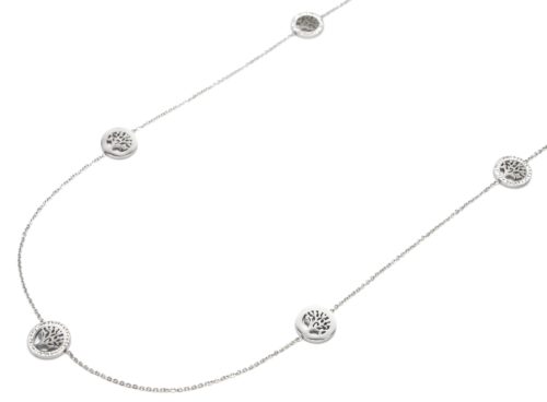 Sautoir-Collier-Fine-Chaine-avec-Charms-Cercles-Arbres-de-Vie-Acier-Argente-et-Strass