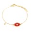 Bracelet-Fine-Chaine-Acier-Dore-avec-Ovale-Email-Rouge-Motif-Etoile