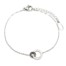 Bracelet-Fine-Chaine-avec-Charm-Double-Cercles-Acier-Argente