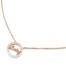 Collier-Fine-Chaine-avec-Pendentif-Cercle-Lucky-Acier-Or-Rose-Contour-Strass