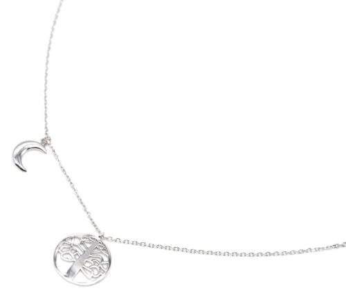 Collier-Fine-Chaine-Argent-925-Pendentif-Cercle-Arbre-de-Vie-et-Lune