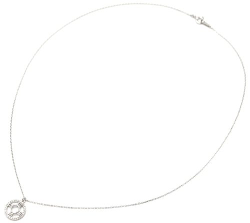 Collier-Fine-Chaine-Argent-925-Pendentif-Cercle-Chiffres-Romains-Contour-Strass