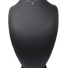 Collier-Fine-Chaine-Acier-Dore-avec-Ovale-Email-Bleu-Motif-Etoile