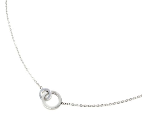 Collier-Fine-Chaine-avec-Pendentif-Double-Cercles-Acier-Argente