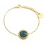 Bracelet-Fine-Chaine-avec-Charm-Pierre-Marbre-Vert-Contour-Acier-Dore