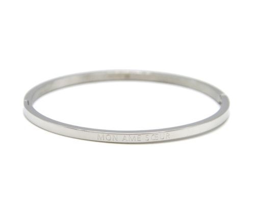 Bracelet-Jonc-Fin-Acier-Argente-avec-Message-Mon-Ame-Soeur