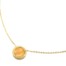 Collier-Fine-Chaine-avec-Pendentif-Pierre-Marbre-Jaune-Orange-Contour-Acier-Dore