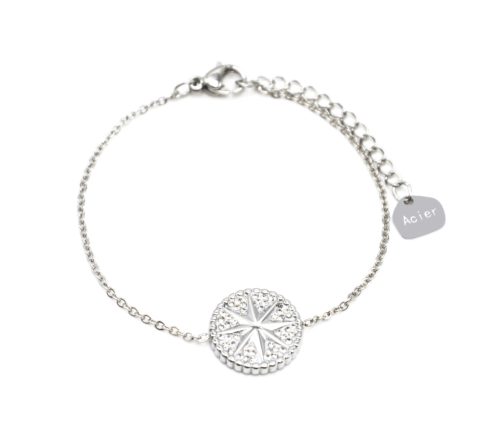Bracelet-Fine-Chaine-Acier-Argente-avec-Cercle-Strass-Blanc-Motif-Soleil