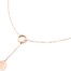 Collier-Fine-Chaine-avec-Pendentif-Y-Anneau-et-Medaille-Love-Acier-Or-Rose