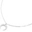 Collier-Fine-Chaine-Acier-Argente-avec-Pendentif-Corne-Lune-Strass-Blanc