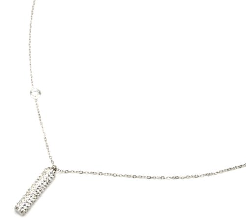 Collier-Fine-Chaine-Pendentif-Tube-Strass-Acier-Argente-et-Pierre