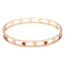 Bracelet-Jonc-Acier-Or-Rose-avec-Bande-Ajouree-Coeurs-Rouge-Bleu-et-Love