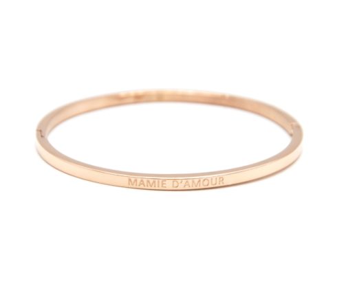 Bracelet-Jonc-Fin-Acier-Or-Rose-avec-Message-Mamie-d-Amour