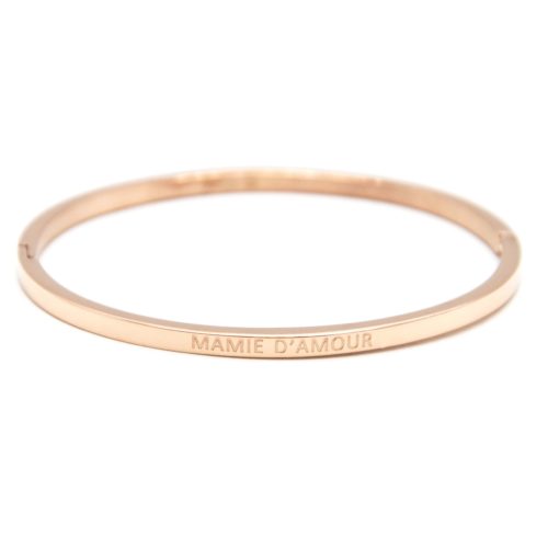 Bracelet-Jonc-Fin-Acier-Or-Rose-avec-Message-Mamie-d-Amour