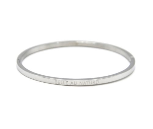 Bracelet-Jonc-Fin-Acier-Argente-avec-Message-Belle-au-Naturel