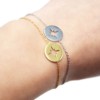 Bracelet-Fine-Chaine-avec-Medaille-Acier-Motif-Ajoure-Etoile-Polaire
