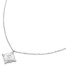 Sautoir-Collier-Fine-Chaine-avec-Cercle-Etoile-Polaire-Contour-Points-Acier-Argente