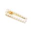 Barrette-Pince-Cheveux-Rectangle-Metal-Dore-avec-Contour-Perles-Ecru