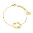 Bracelet-Chaine-Boules-avec-Charm-Forme-Contour-Martele-Acier-Dore