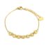 Bracelet-Fine-Chaine-avec-Medailles-Martelees-Acier-Dore