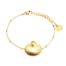 Bracelet-Chaine-Boules-avec-Charm-Coquillage-Acier-Dore