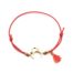 Bracelet-Elastique-Orange-Charm-Corne-Lune-Martelee-Acier-Dore-et-Pompon