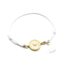 Bracelet-Elastique-Blanc-Charm-Cercle-Ethnique-Acier-Dore-Pierre-et-Pompon