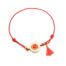 Bracelet-Elastique-Orange-Charm-Cercle-Ethnique-Acier-Dore-Pierre-et-Pompon