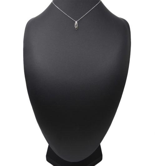 Collier-Fine-Chaine-Argent-925-Pendentif-Rectangles-Arrondis-Strass-Zirconium